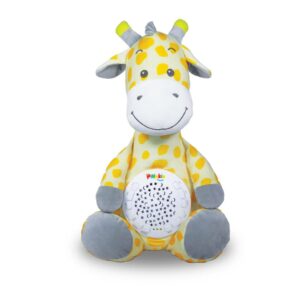Pinokio Giraffe Projector Teddy Bear, Soft Plush Toy with Soothing LED Nightlight for Kids’ Cozy Sleep and Dreamy Nights, 18M+