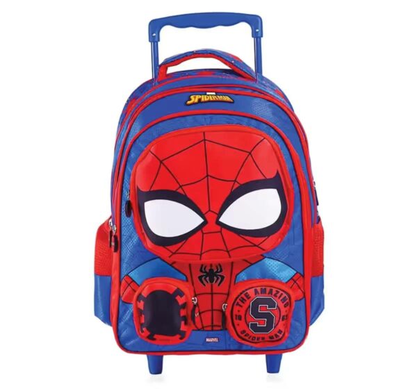 Striders Spider-Man Premium Kids' Trolley School Bag, 16-Inch, 6Y+