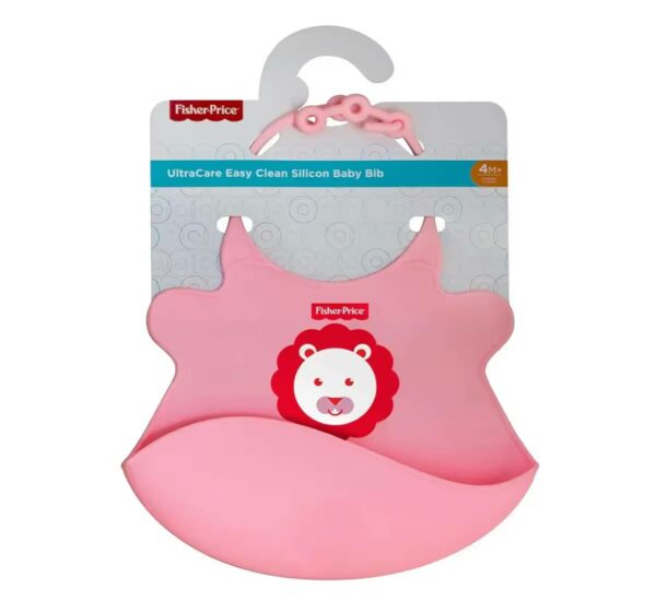 Fisher Price Silicon Bib, 4M+
